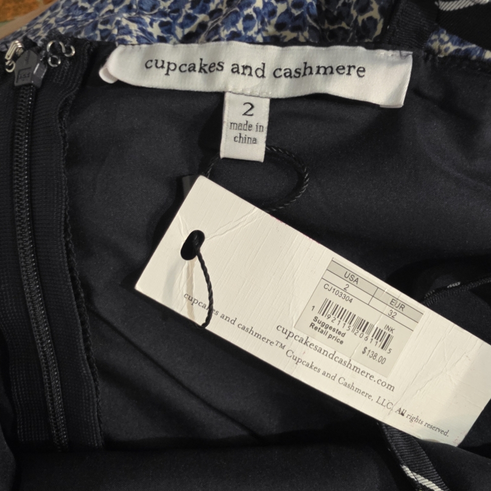 cupcakes & cashmere Navy and White Striped Jumpsuit - Picture 5 of 5